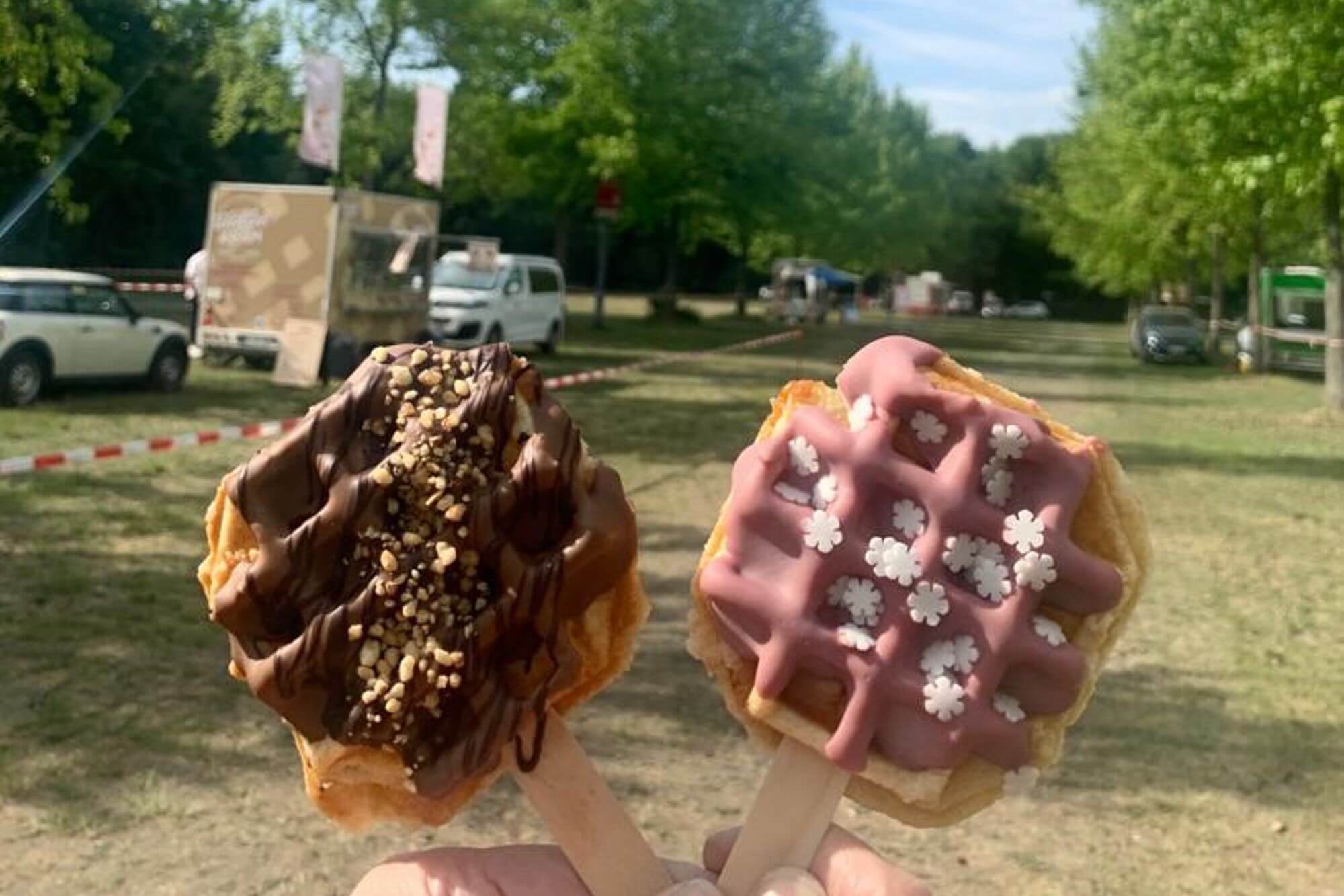 Lütticher Waffeln am Stiel Waffelkram 2